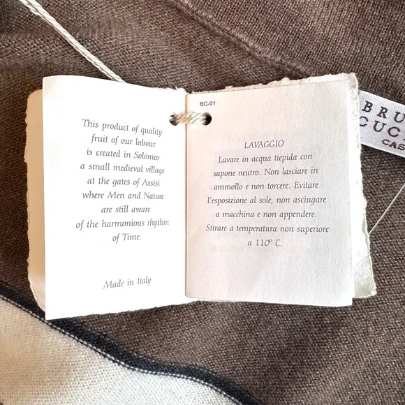 BRUNELLO CUCINELLI 100% cashmere long cardigan - Picture 13 of 16